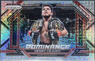 Henry Cejudo 2023 Panini Prizm UFC Dominance #8 Mojo