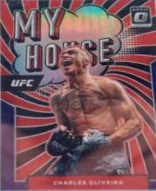 Charles Oliveira 2022 Panini Donruss Optic UFC My House #16 Purple