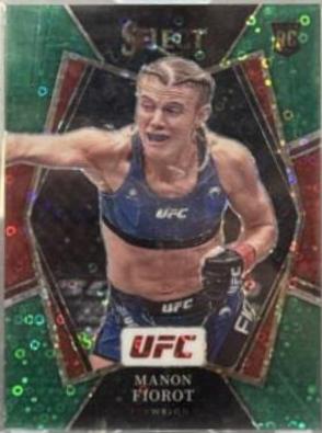Manon Fiorot 2022 Panini Select UFC Concourse #69 Green Disco