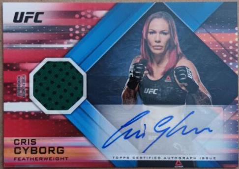 Cris Justino 2019 Topps UFC Knockout Knockout Autographs #KA-CJ Red