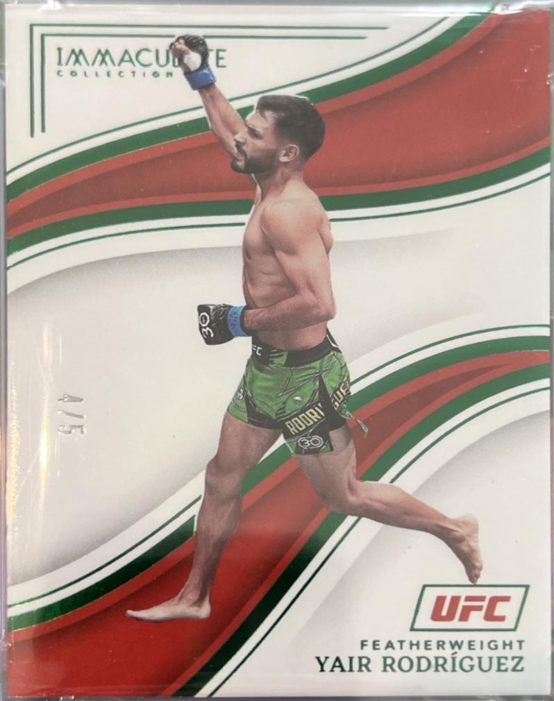 Yair Rodríguez 2023 Panini Immaculate Collection UFC Base #37 Green