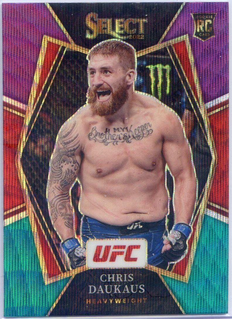 Chris Daukaus 2022 Panini Select UFC Premier Level #175 Tri Color