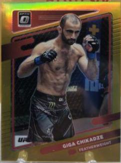 Giga Chikadze 2022 Panini Donruss Optic UFC Base #29 Gold