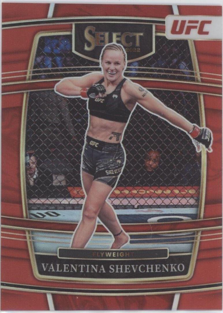 Valentina Shevchenko 2022 Panini Select UFC Concourse #67 Red