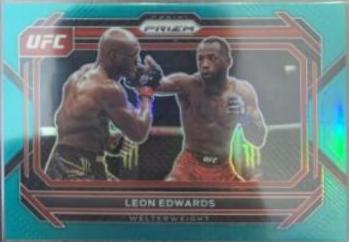 Leon Edwards 2023 Panini Prizm UFC Base #65 Teal