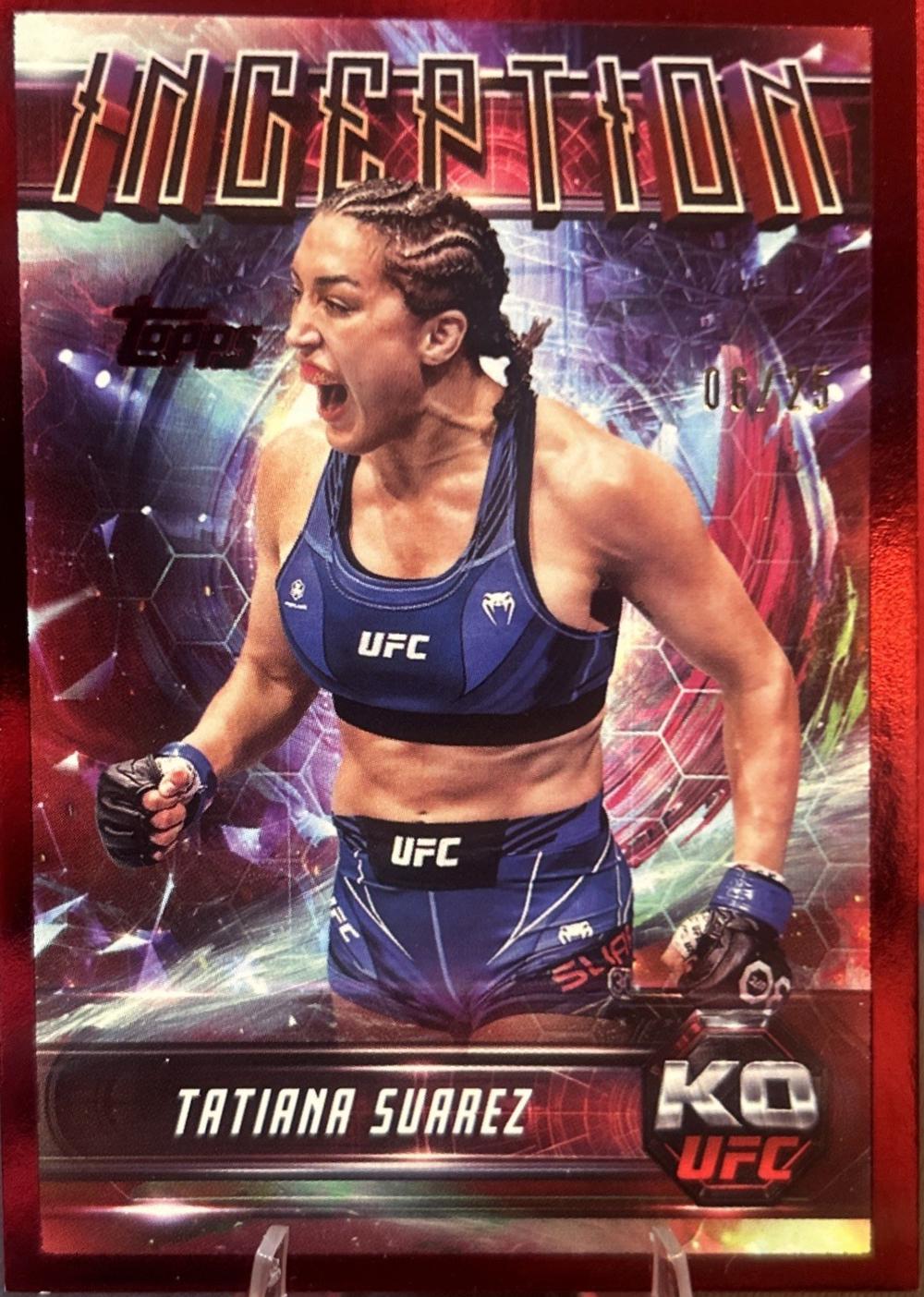 Tatiana Suarez 2025 Topps Knockout UFC Inception #IN-27 Red