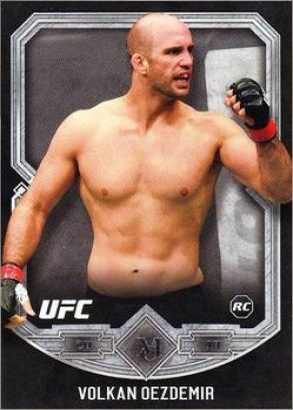Volkan Oezdemir 2017 Topps Museum Collection UFC Base #21 Copper
