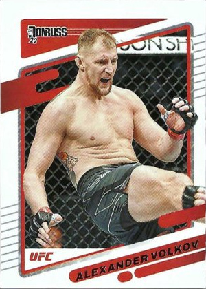 Alexander Volkov 2022 Panini Donruss UFC Base #33 Holo Black Laser