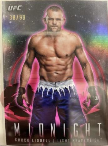 Chuck Liddell 2024 Topps Midnight UFC Base #25 Twilight