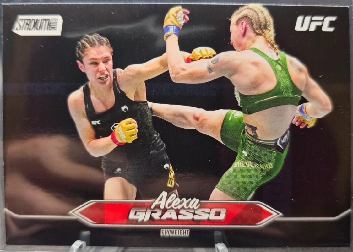Alexa Grasso 2025 Topps Stadium Club UFC Base #123 Black