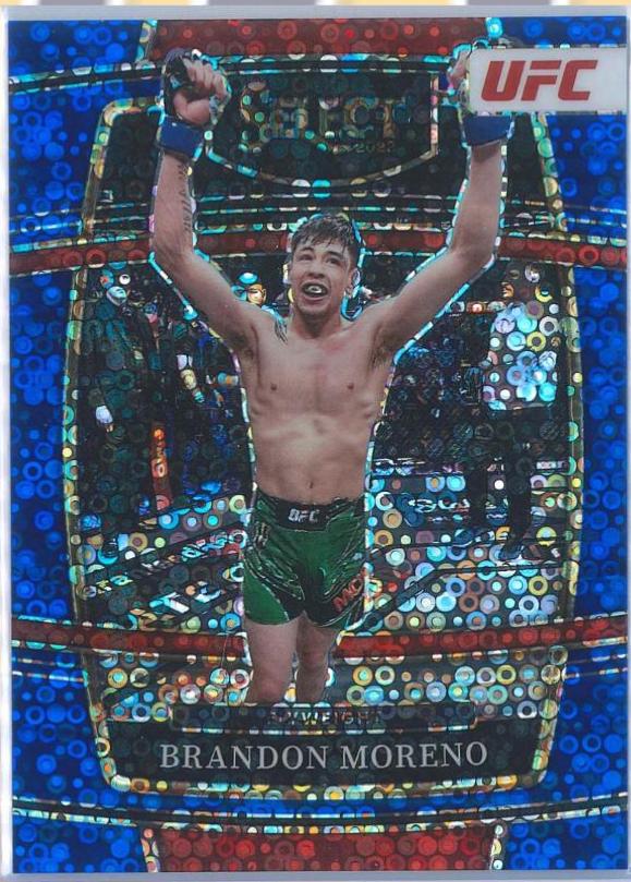 Brandon Moreno 2022 Panini Select UFC Concourse #95 Blue Disco