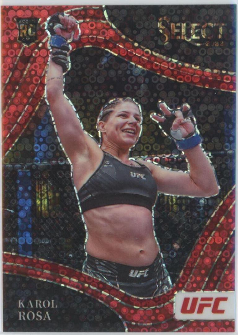 Karol Rosa 2022 Panini Select UFC Octagonside #256 Disco