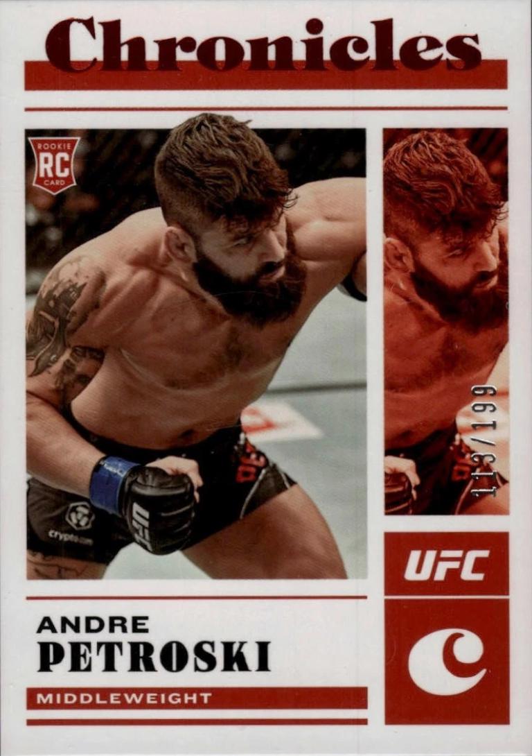 Andre Petroski 2023 Panini Chronicles UFC Base Chronicles #73 Red