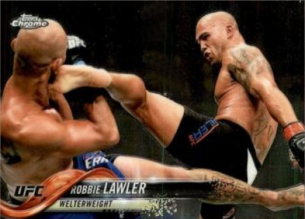 Robbie Lawler 2018 Topps Chrome UFC Base #35 Refractor