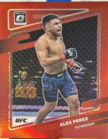 Alex Perez 2022 Panini Donruss Optic UFC Base #54 Red