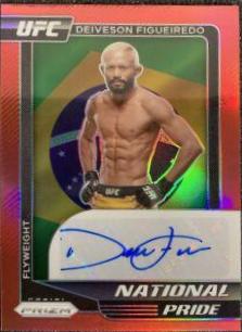 Deiveson Figueiredo 2021 Panini Chronicles UFC Chronicles Signatures #7 Red