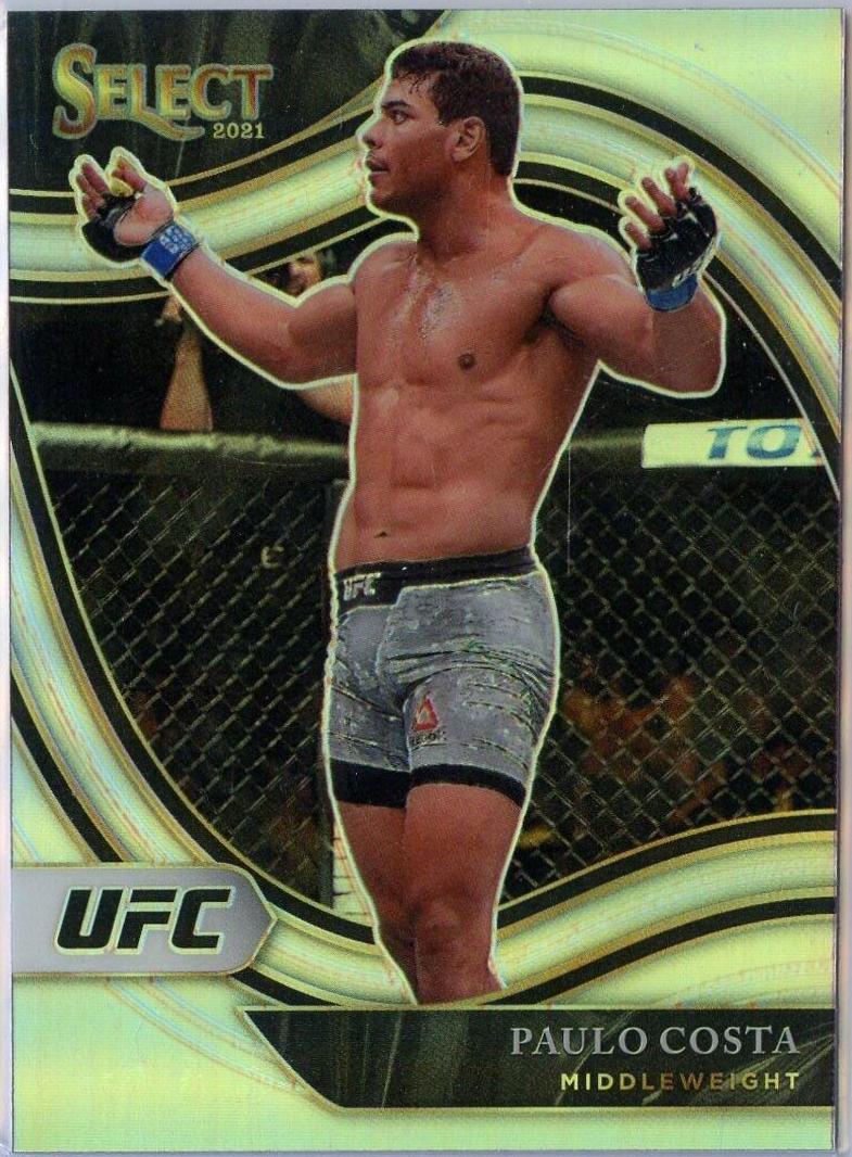 Paulo Costa 2021 Panini Select UFC Octagonside #232 Silver