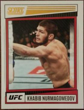 Khabib Nurmagomedov 2022 Panini Chronicles UFC Base Score #196 Bronze