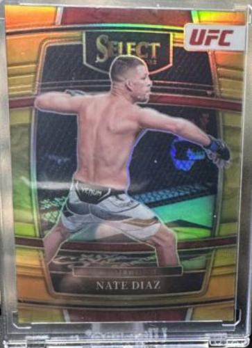 Nate Diaz 2022 Panini Select UFC Concourse #54 Gold