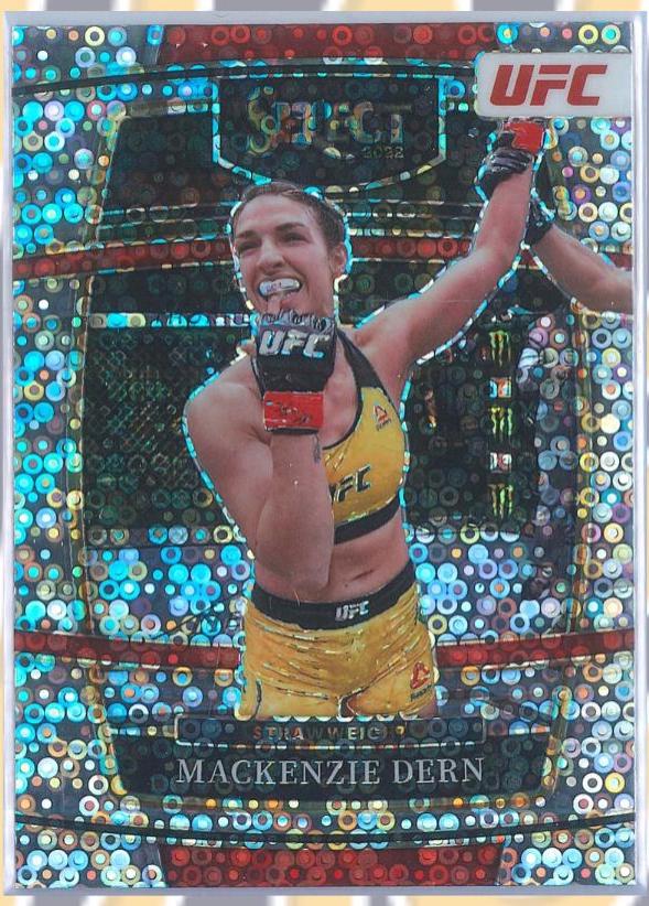 Mackenzie Dern 2022 Panini Select UFC Concourse #10 Disco
