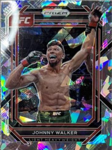 Johnny Walker 2023 Panini Prizm UFC Base #169 Silver