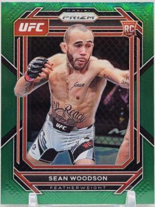 Sean Woodson 2023 Panini Prizm UFC Base #166 Green