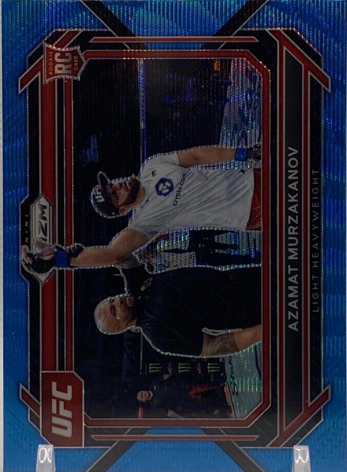 Azamat Murzakanov 2023 Panini Prizm UFC Base #18 Blue Wave