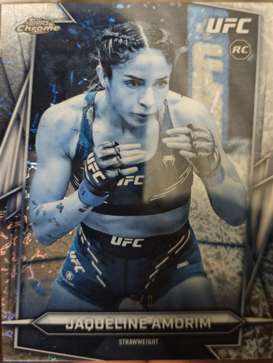 Jaqueline Amorim 2026 Topps Chrome UFC Base #182 Frozenfractor