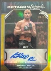 Robbie Lawler 2024 Topps Chrome UFC Octagon Legends Autographs #OLA-RLA Gold Refractor
