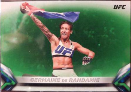 Germaine de Randamie 2018 Topps UFC Knockout Base #69 Green
