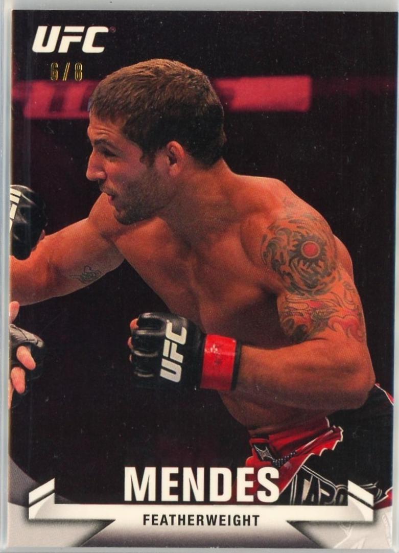 Chad Mendes 2013 Topps UFC Knockout Base #28 Red