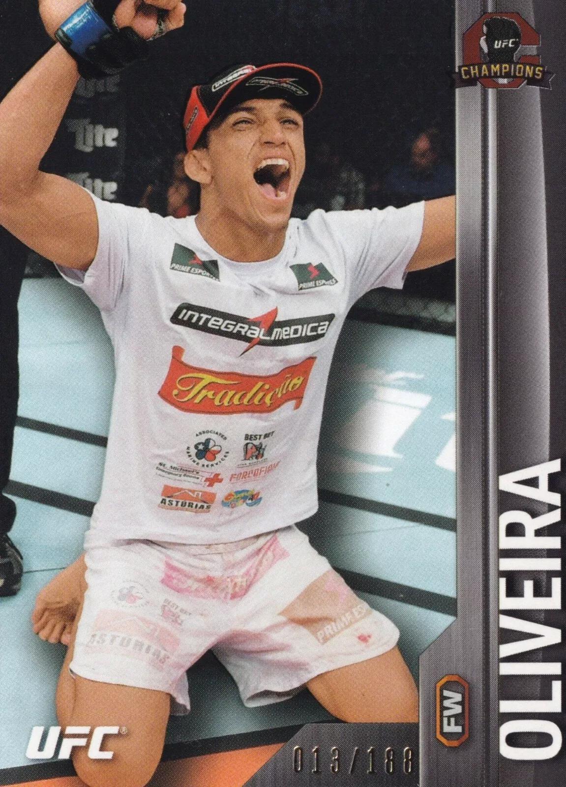 Charles Oliveira 2015 Topps UFC Champions Base #94 Black