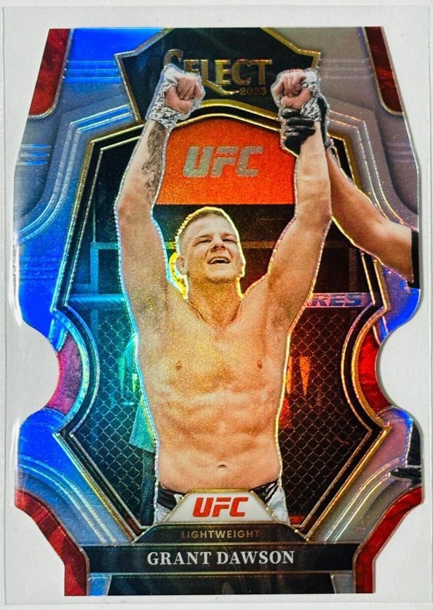 Grant Dawson 2023 Panini Select UFC Premier Level #172 Silver Die Cut