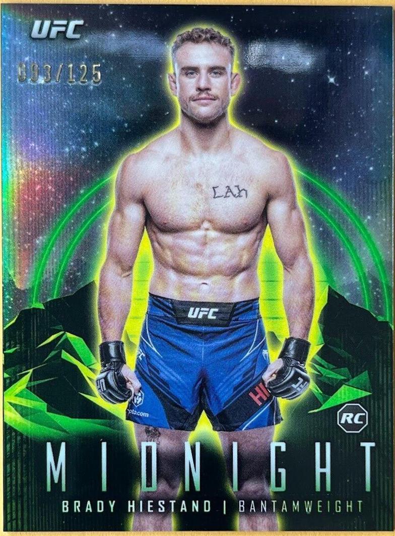 Brady Hiestand 2024 Topps Midnight UFC Base #83 Morning
