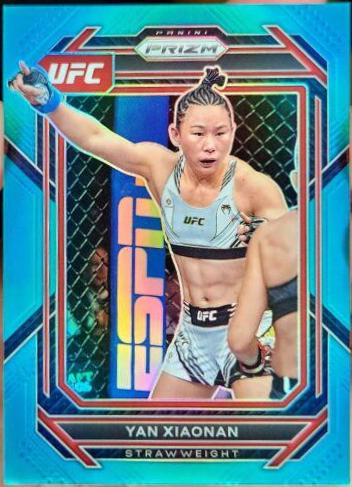 Yan Xiaonan 2023 Panini Prizm UFC Base #188 Teal