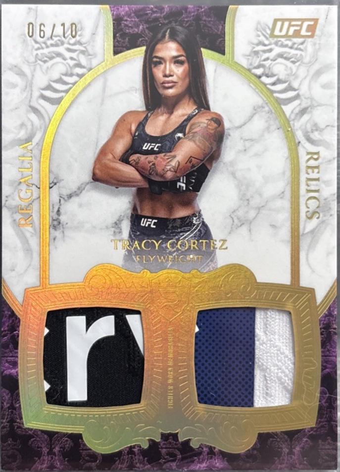 Tracy Cortez 2025 Topps Royalty UFC Regalia Relics #RR-TC Gold