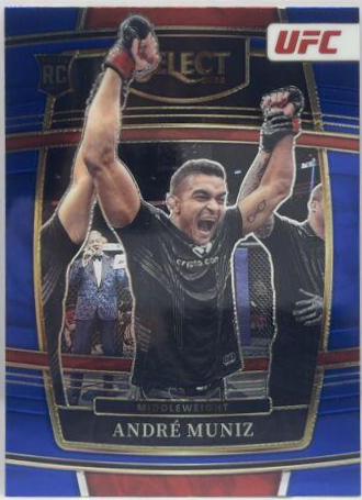 Andre Muniz 2022 Panini Select UFC Concourse #34 Blue Prizm