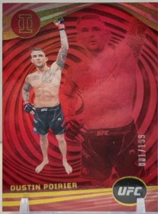 Dustin Poirier 2023 Panini Chronicles UFC Base Illusions #270 Red