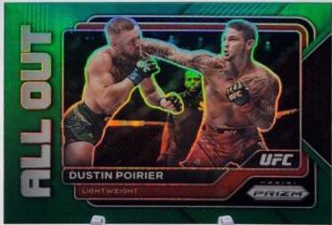 Dustin Poirier 2023 Panini Prizm UFC All Out #4 Green