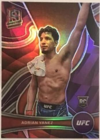 Adrian Yanez 2022 Panini Chronicles UFC Base Spectra #393 Purple