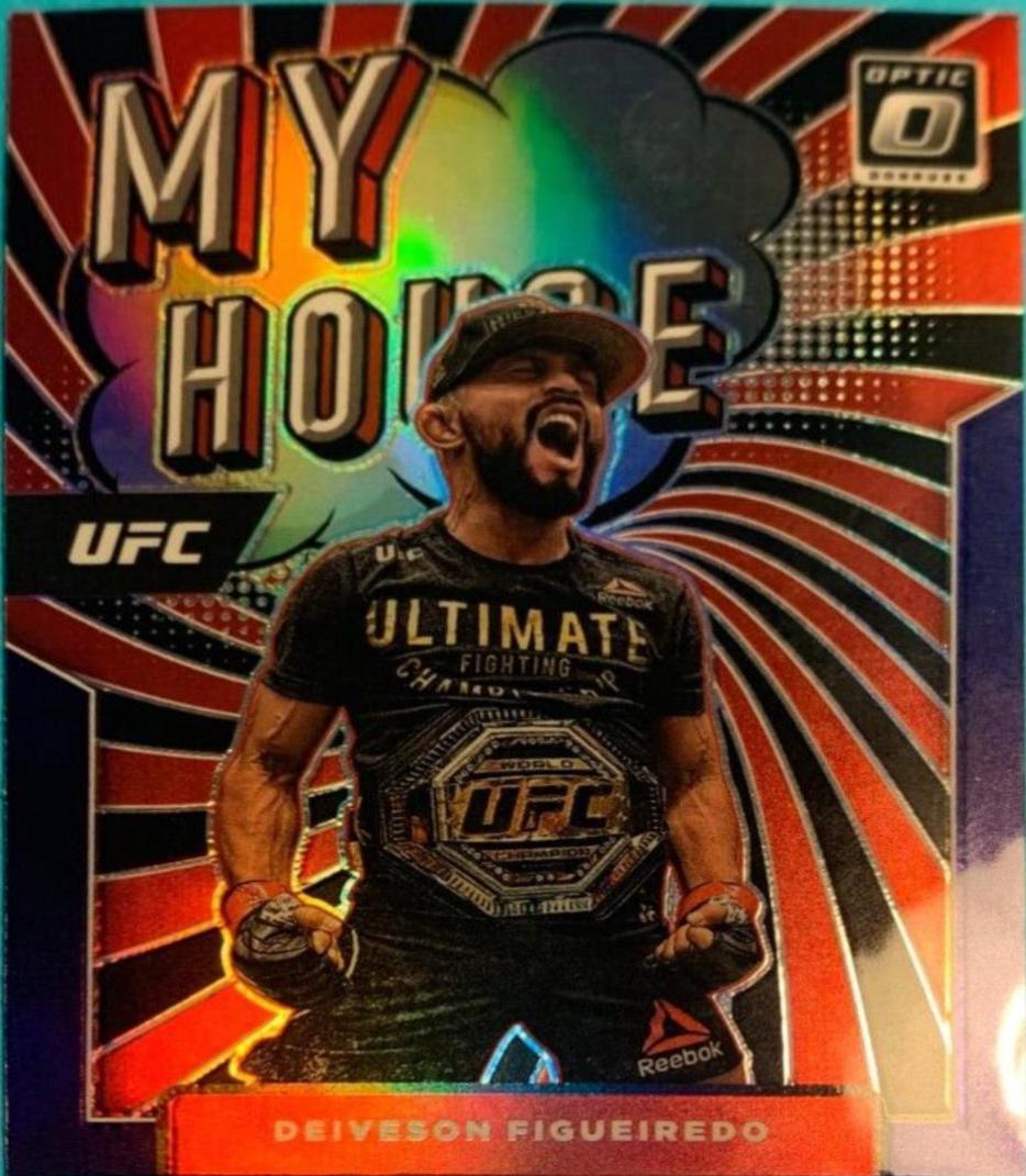 Deiveson Figueiredo 2022 Panini Donruss Optic UFC My House #12 Blue