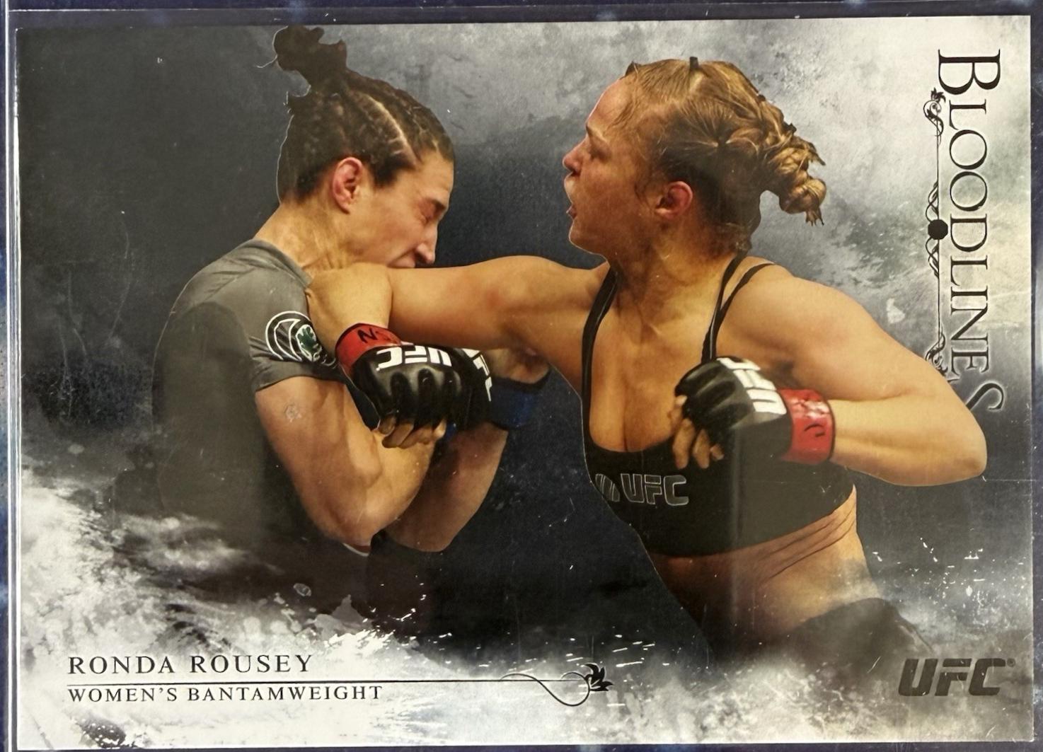 Ronda Rousey 2014 Topps UFC Bloodlines Base #131 Black