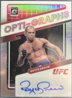 Royce Gracie 2022 Panini Donruss Optic UFC Opti-Graphs #32 Holo