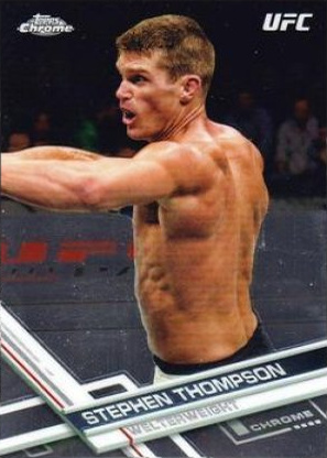 Stephen Thompson 2017 Topps Chrome UFC Base #59 Diamond Hot Box