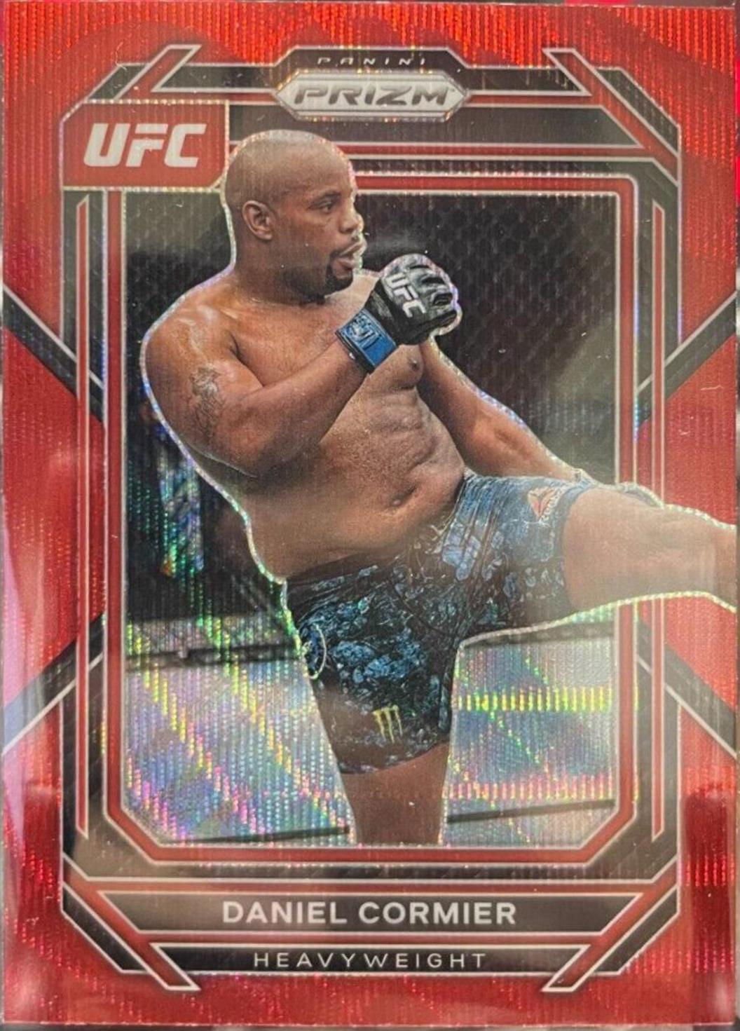 Daniel Cormier 2023 Panini Prizm UFC Base #145 Ruby Wave