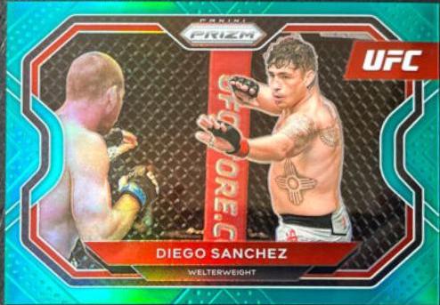 Diego Sanchez 2021 Panini Prizm UFC Base #196 Teal