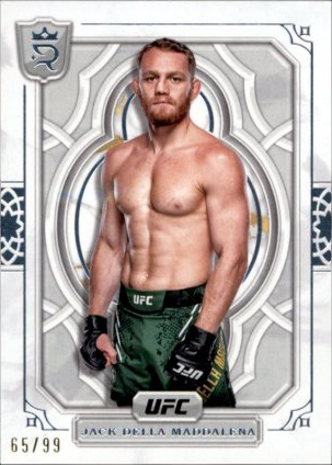Jack Della Maddalena 2024 Topps Royalty UFC Base #95 Platinum