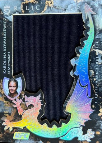 Karolina Kowalkiewicz 2025 Topps Royalty UFC Relic Jewels #RJ-KK Blue