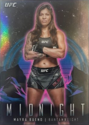 Mayra Bueno 2024 Topps Midnight UFC Base #94 Black Light