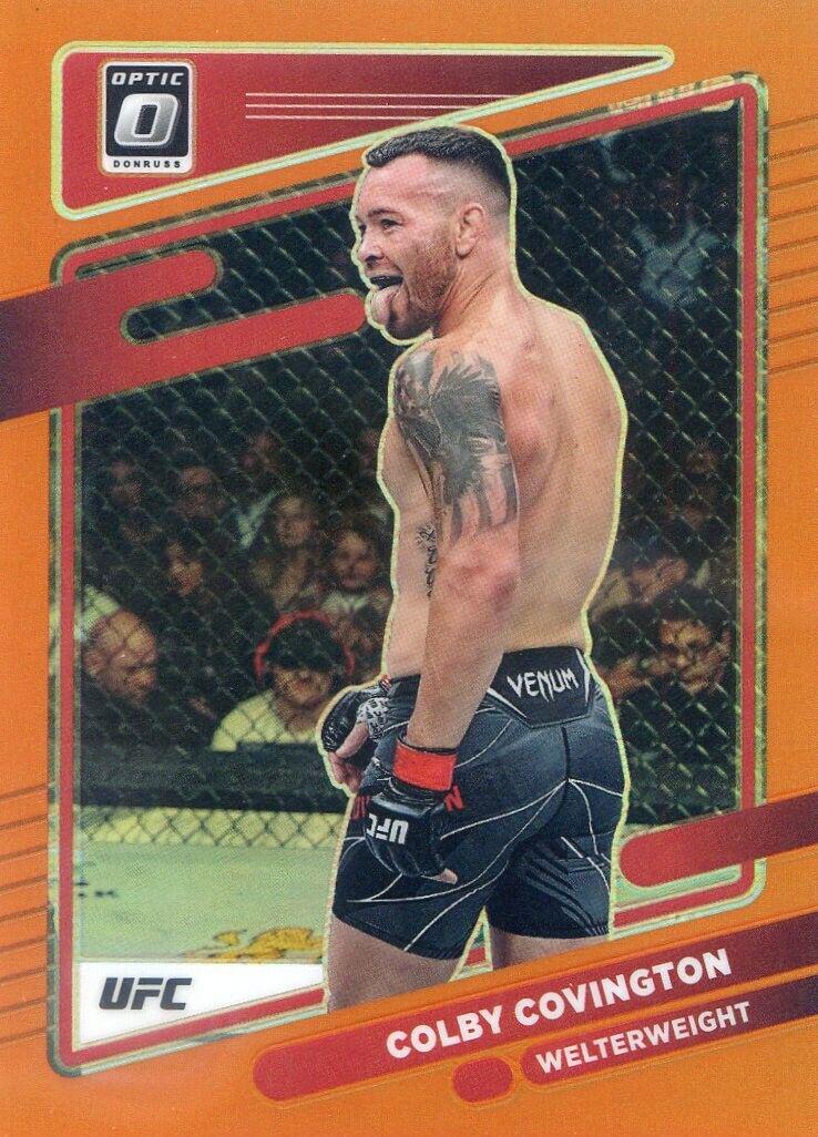 Colby Covington 2022 Panini Donruss Optic UFC Base #52 Orange